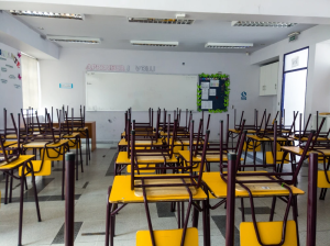 sala de clases vacia